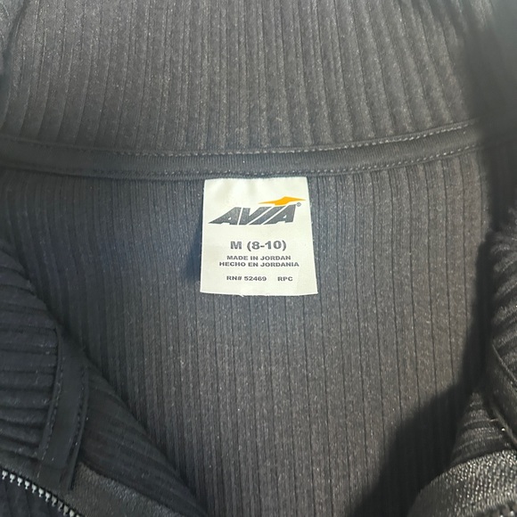 AVIA Black Ribbed half zip - Picture 3 of 3